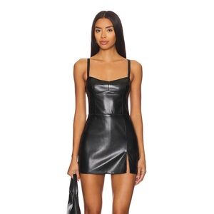 Amanda Uprichard Black Mini Dress